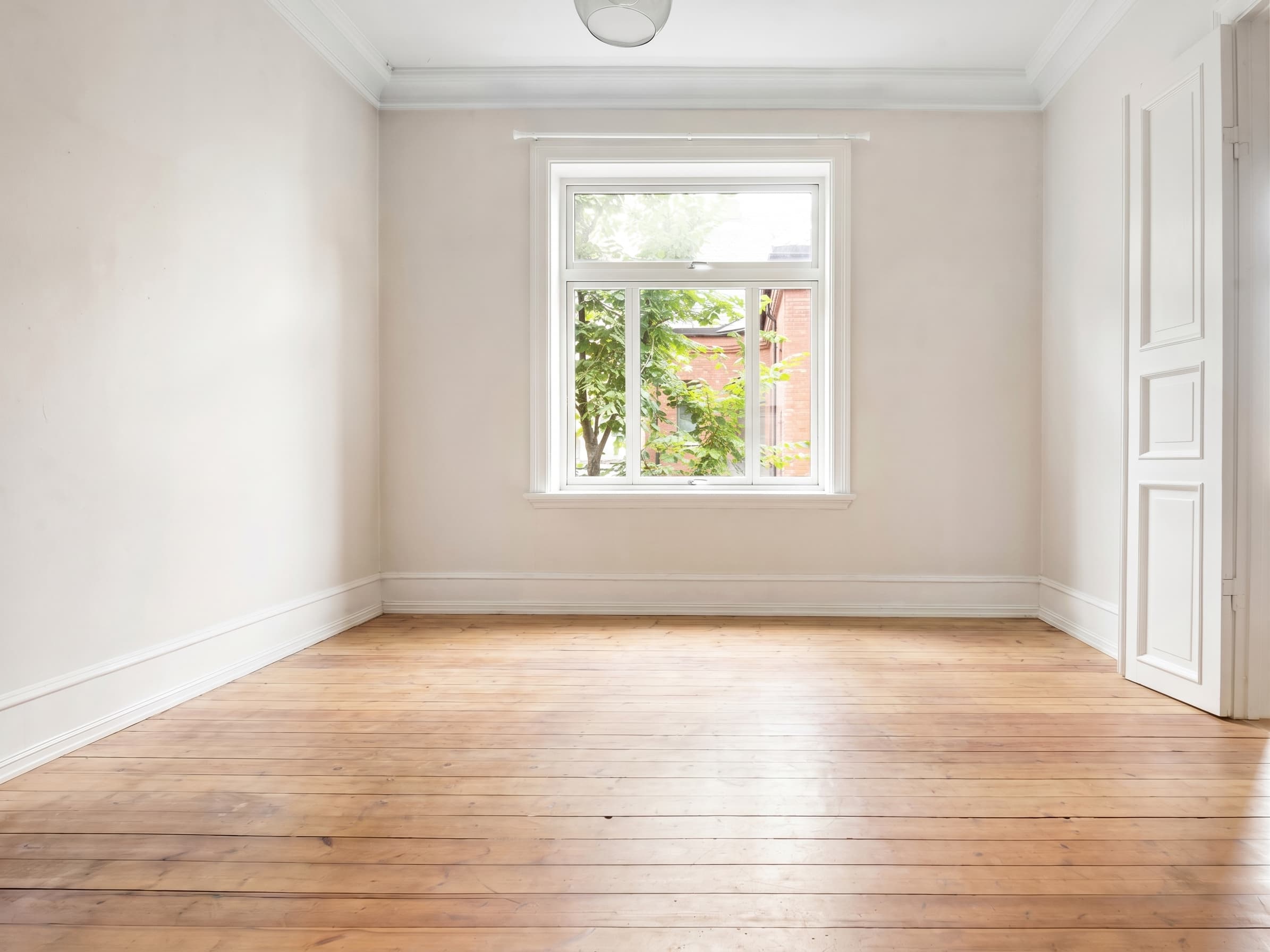 Bedroom — emptied — after