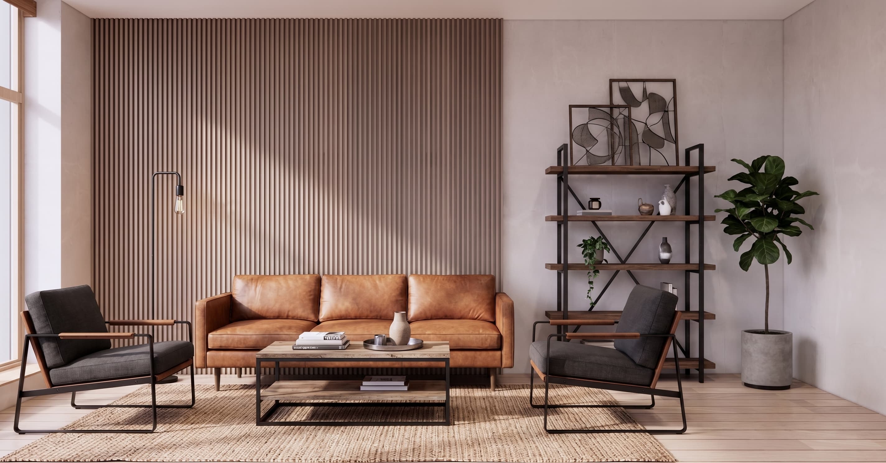Industrial virtual staging: real Roomova render (after)
