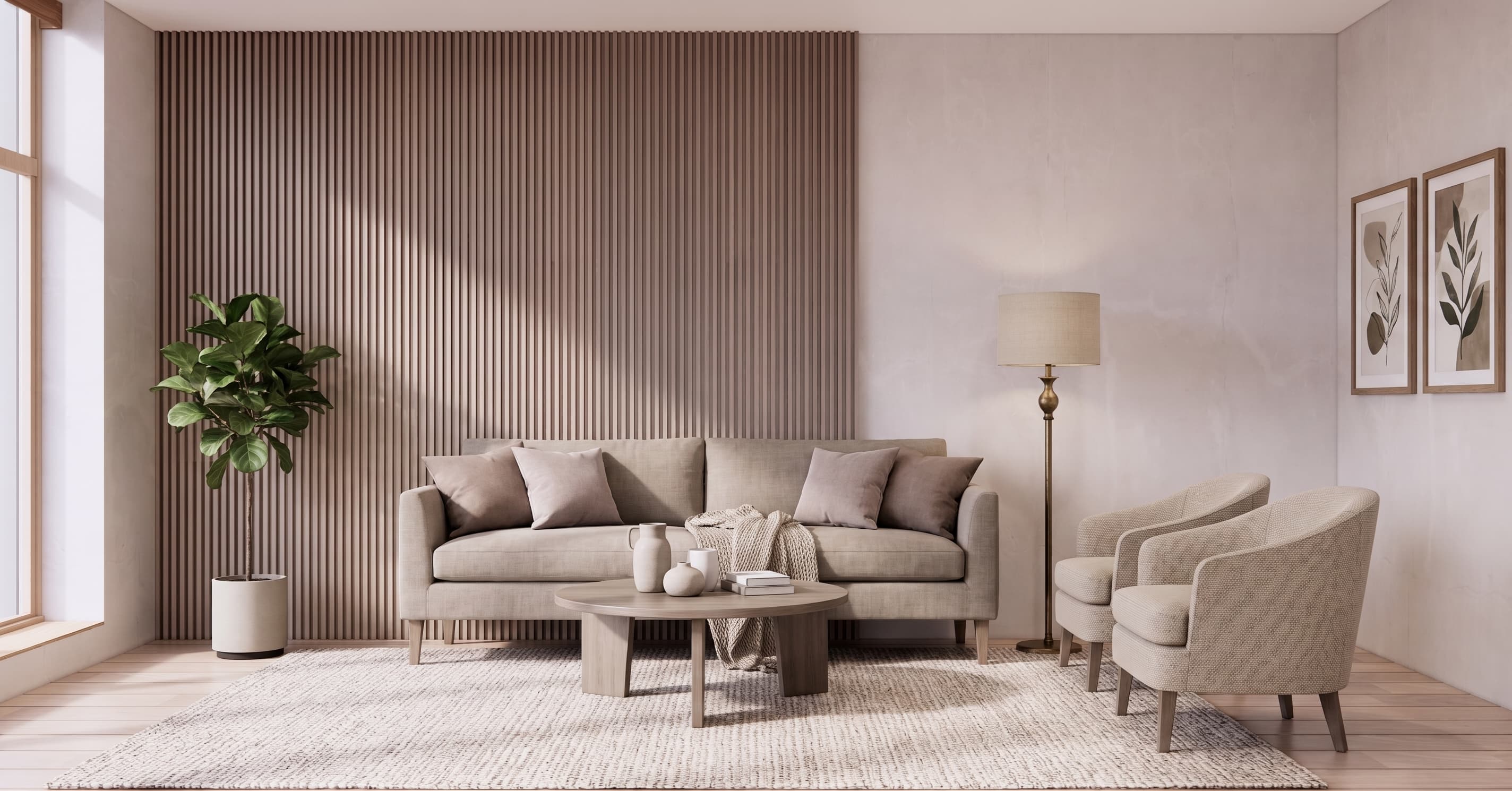 Transitional virtual staging: real Roomova render (after)