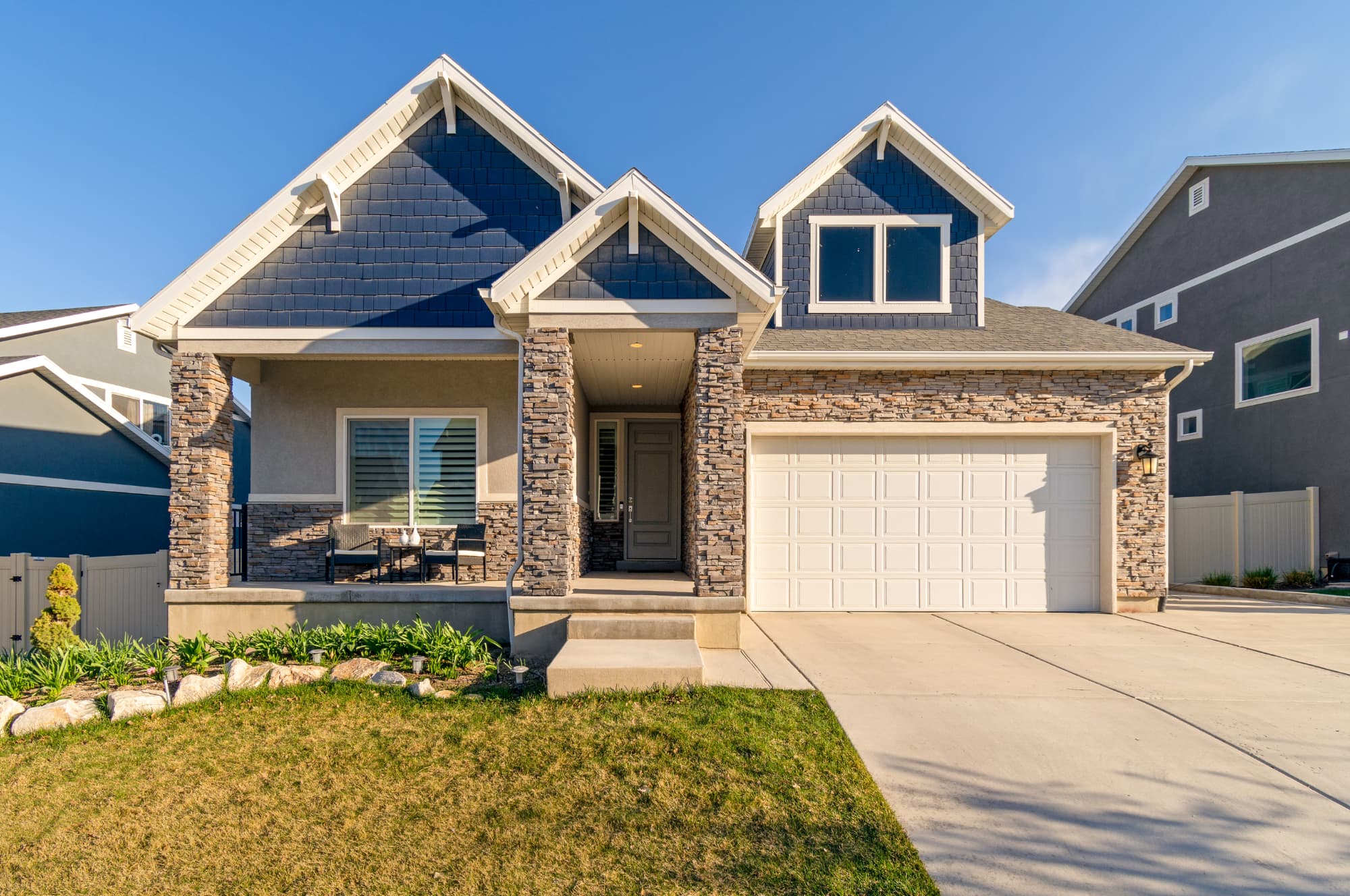 Original listing photo, before Lawn Greening